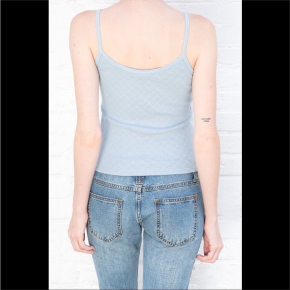 Brandy Melville Skylar Eyelet Hearts Tank - Picture 3 of 4